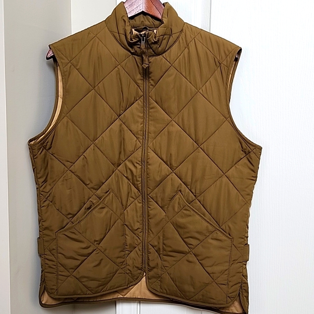 J. Crew Men’s Authentic Outerwear Quilted Walker Vest Size M